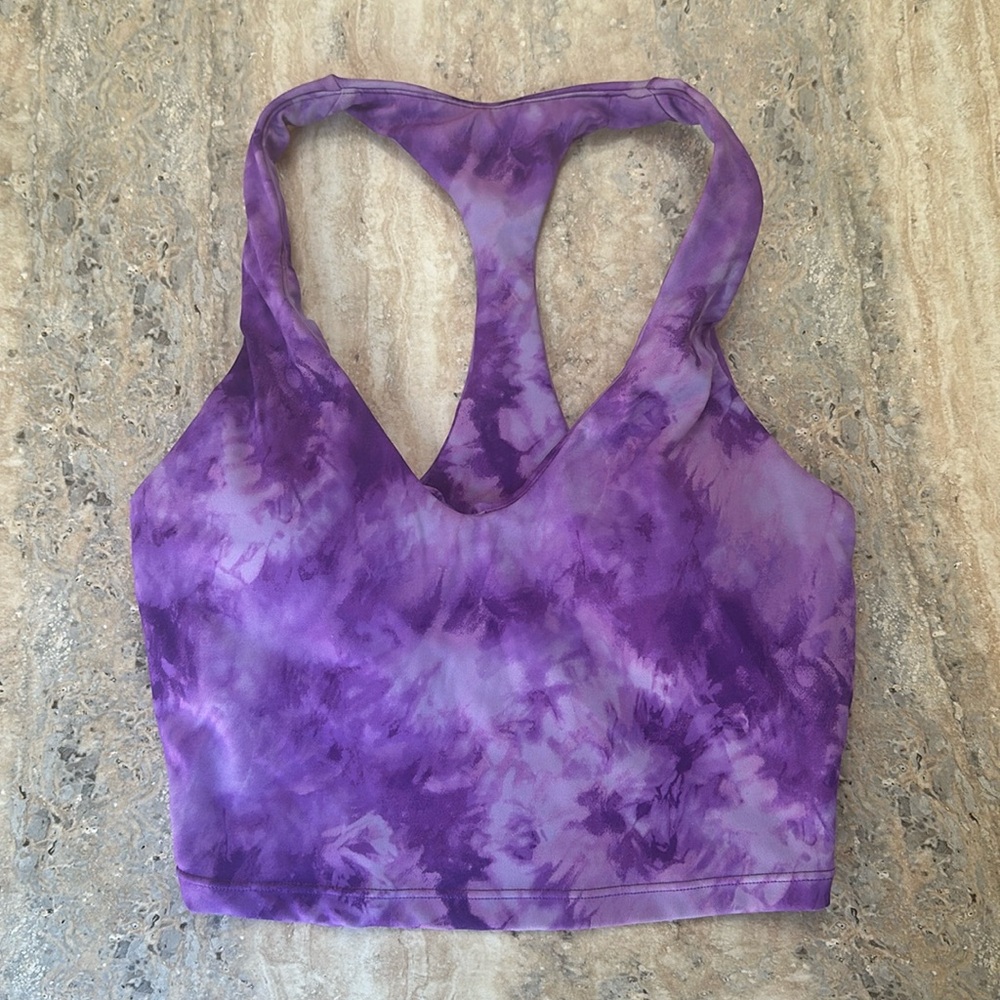 LiCi Fit Purple Tie Dye Bra